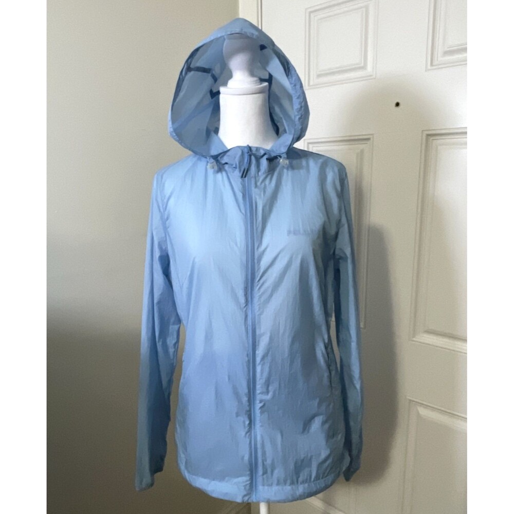 PELLIOT Womens Windbreaker Light Blue UPF 40+ Outdoors Size L (see measurements) - Picture 1 of 9
